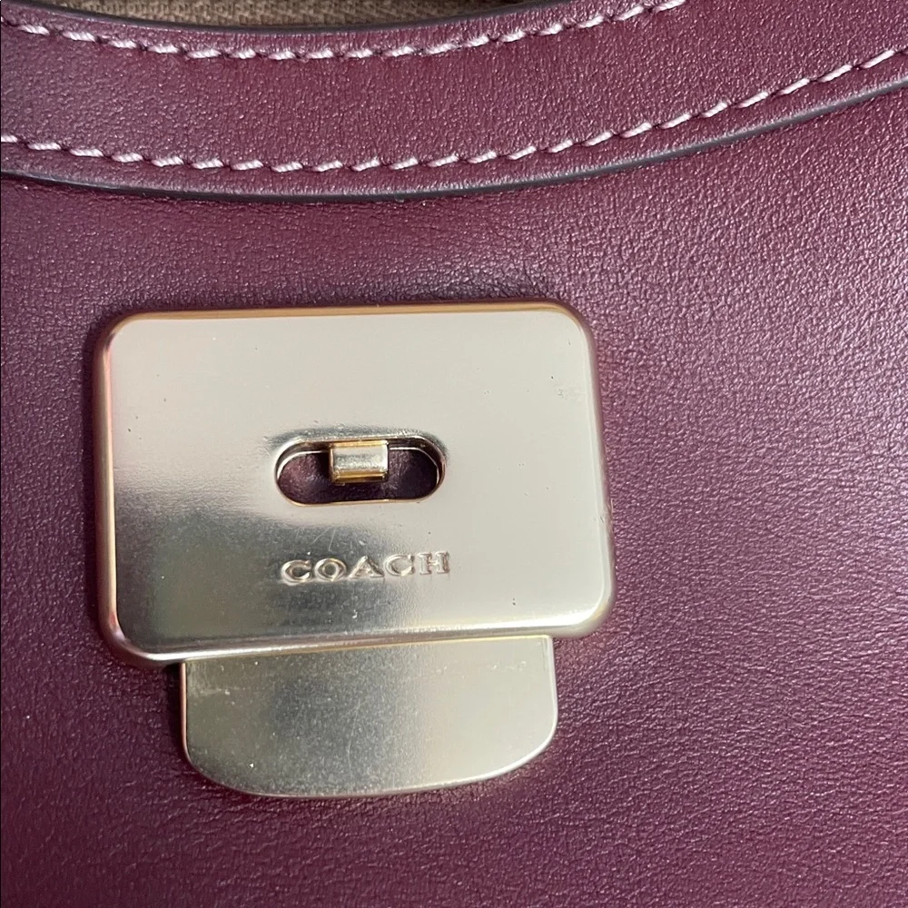 NWT Coach ‘Etta’ Small Leather Shoulder Bag - Picture 16 of 17
